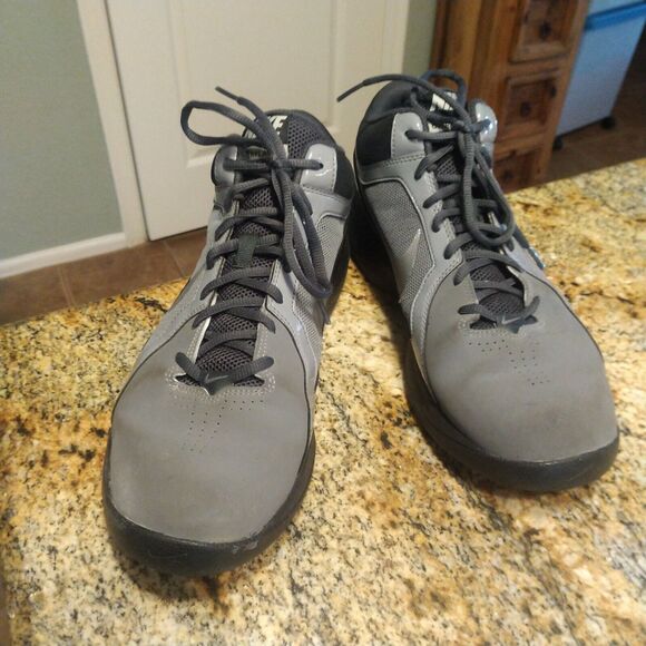 Nike Mens Air Max Overplay VIII Basketball Shoes 643168-003 Gray/Black Sz 11 - Picture 2 of 12